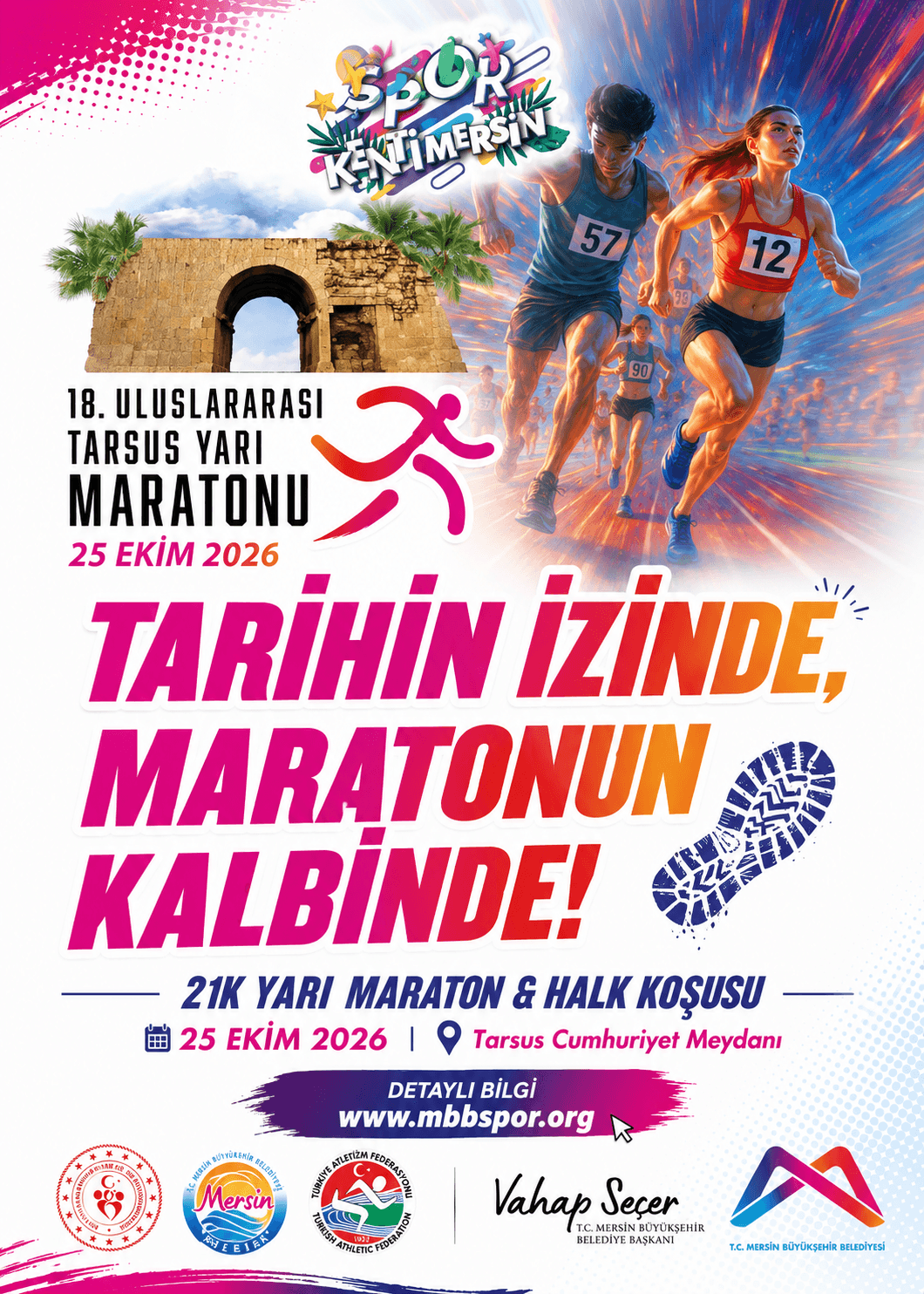 18. Uluslararası Tarsus Yarı Maratonu yarış görseli