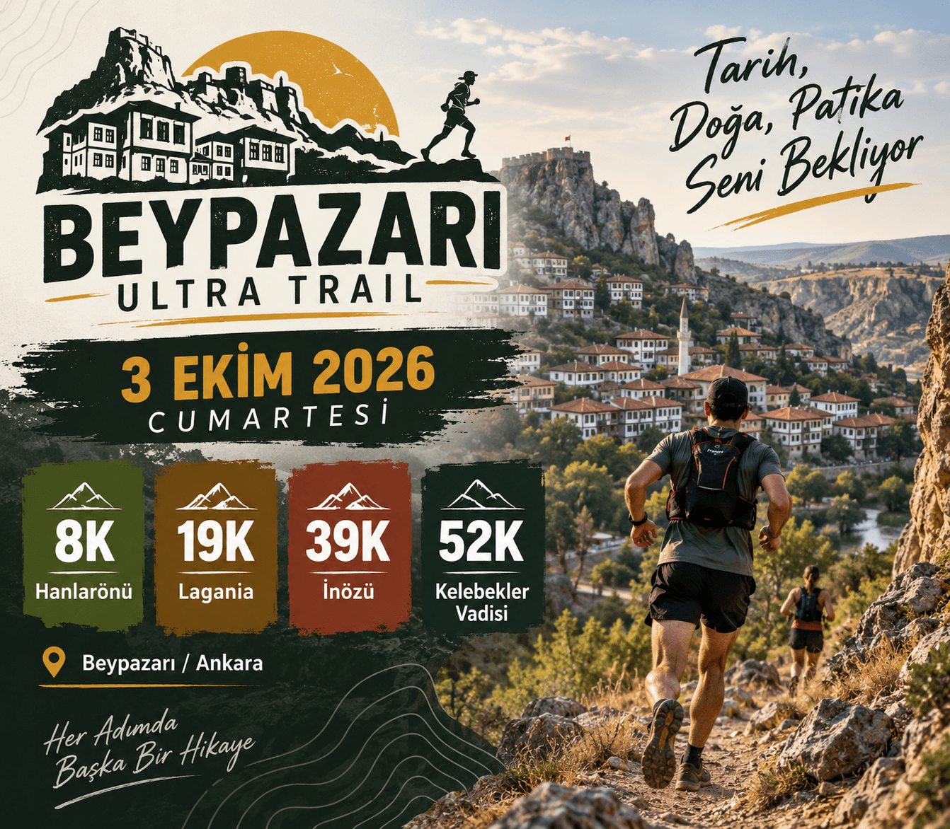 Beypazarı Ultra Trail yarış görseli