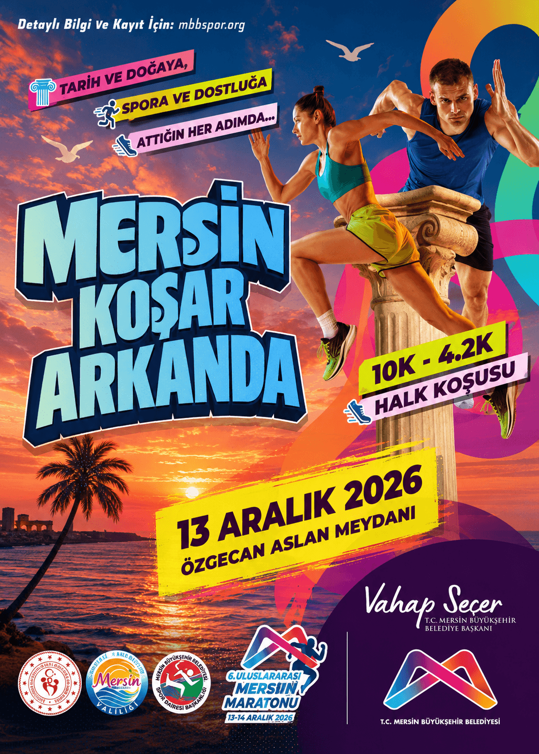 8. Uluslararası Mersin Maratonu yarış görseli