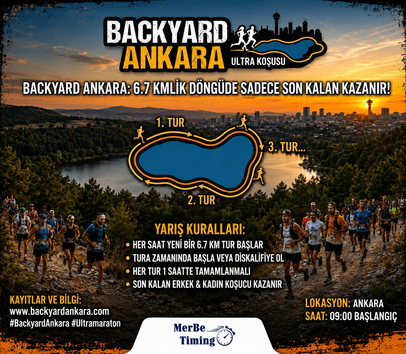 Ankara Botanik Backyard Ultra yarış görseli