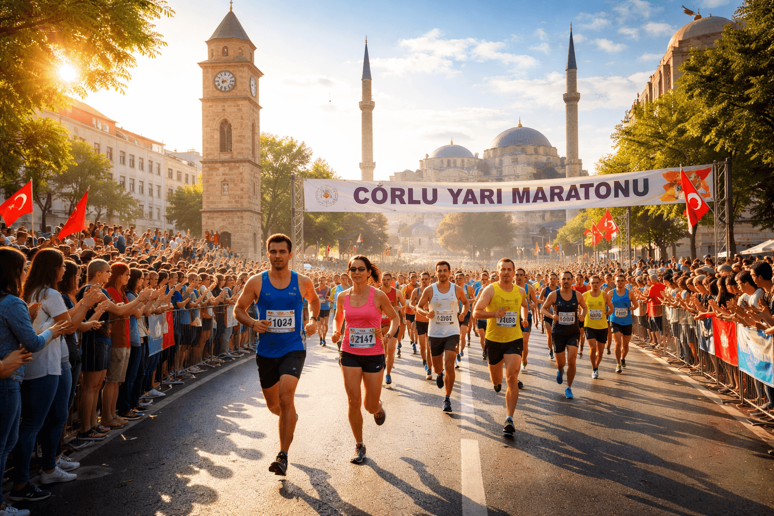 Uluslararası Çorlu Yarı Maratonu yarış görseli